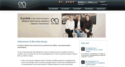 Desktop Screenshot of euroads.no